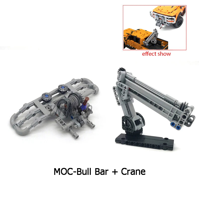 Blocchi da Costruzione Modello Rimorchio Pickup Inclinato Tecnico F-150 Raptor DIY 42126 Set di Mattoncini MOD per Montaggio Regali Giocattolo per Bambini