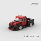 City Truck Vehicle Pickup Heavy Cargo Transport Model Building Blocks Machinery Shop Van Creative Carriage Harvester Car Kid Toy - CADA BRICKS®
