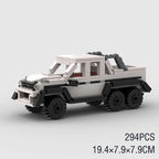 City Truck Vehicle Pickup Heavy Cargo Transport Model Building Blocks Machinery Shop Van Creative Carriage Harvester Car Kid Toy - CADA BRICKS®