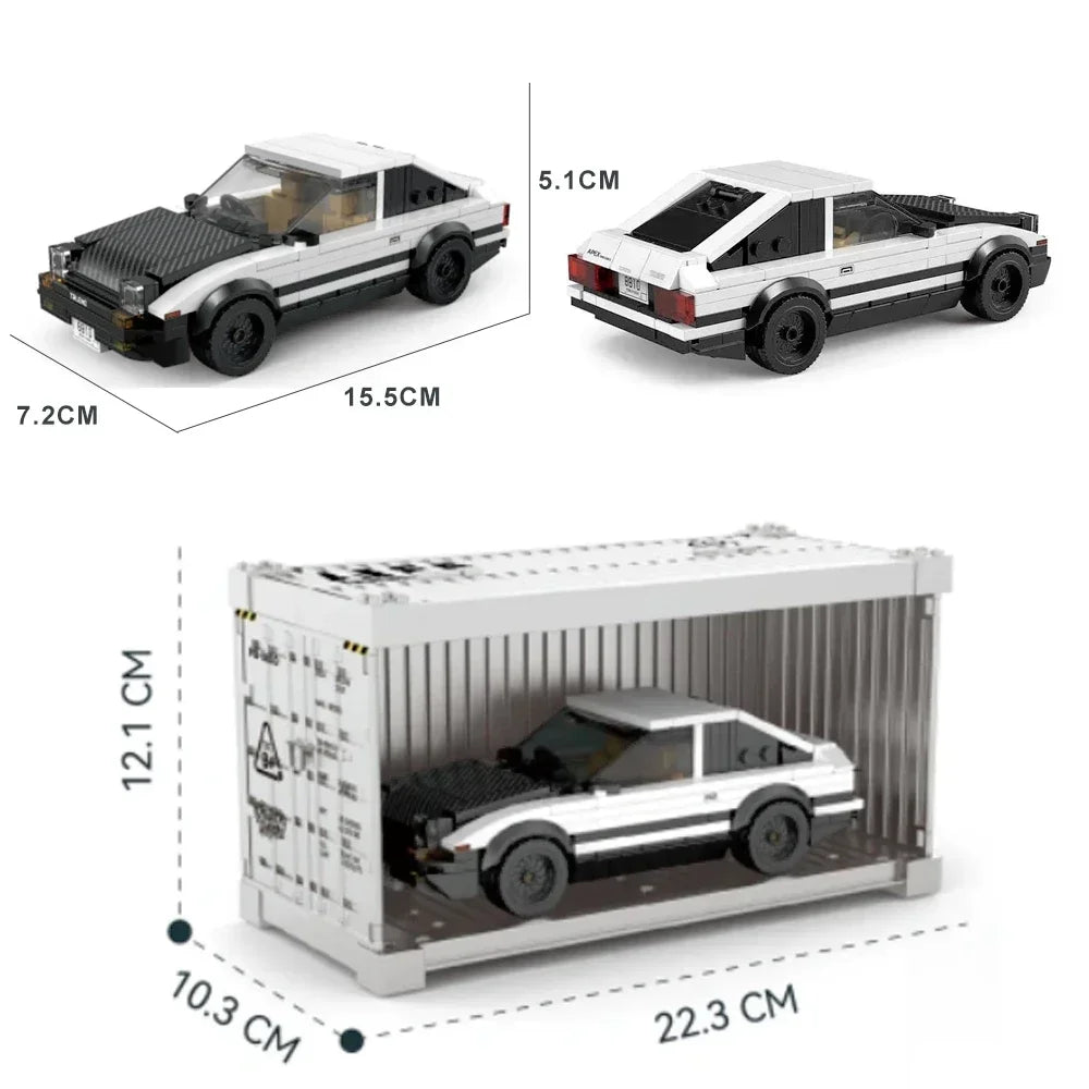 Supra AE86 4Runner SUV Building Blocks MOC Racing Sports Car Model Desktop Decoration Brick Puzzle Toys Gift for Kids Adult - CADA BRICKS®