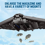 Blocchi da Costruzione Militare Tecnico USA B2 Ghost Stealth Ghost Bombardiere Caccia Modello Missile Speciale Seconda Guerra Mondiale WW2 Mattoncini Giocattoli per Bambini