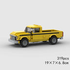 City Truck Vehicle Pickup Heavy Cargo Transport Model Building Blocks Machinery Shop Van Creative Carriage Harvester Car Kid Toy - CADA BRICKS®