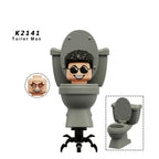 New KDL SWAT Skibidi Toilet Man Figures Anime Block Toys TvMan Titan Cameraman Speakerman Bricks Model Toy For Kid Birthday Gift - CADA BRICKS®