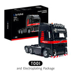 FH Truck 6X4 Tractor Heavy Duty RC Remote Control Engineering Vehicle Model Building Blocks Bricks Kits Toys Boy Christmas Gifts