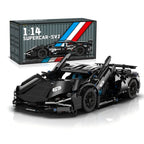 Technical Racing Sport Car Model Building Blocks technic adults 1:14 DIY Supercar Brick Puzzle Toys Kid Adult Gift（1280+granule） - CADA BRICKS®