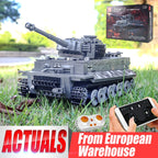 Mould King 20014 Military RC Tank Building Blocks The German Tiger Heavy Remote Control Tank Track Construction Model Toys