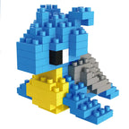 Gjør-det-selv Pokemon-klosser Små tegneserie mini byggeklosser Pikachu Charizard Eevee Mewtwo Anime sett sammen actionmodell dukker leker