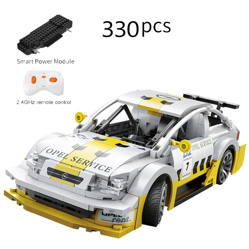 Cada Opel Astra V8 Coupe Champion Vehicle Building Blocks City Remote Control Racing Car RC Super Sports Car Children Bricks Toy - CADA BRICKS®