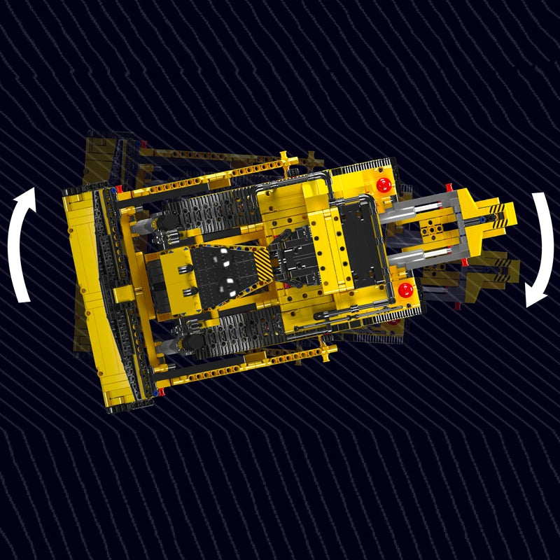 Mould King 15084 Technische Auto Speelgoed De APP RC Besturing D11 Bulldozer Bouwsteen Assemblage Vrachtwagen Bouwsteenset Kinderen Kerstcadeau
