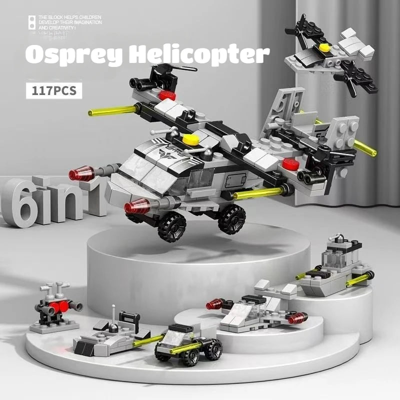 Compatible Lego Military Tank Rocket Robot Dinosaur Armored Vehicle Fighter Jet Puzzle Assembly Toys Boys Kids Toy Gifts