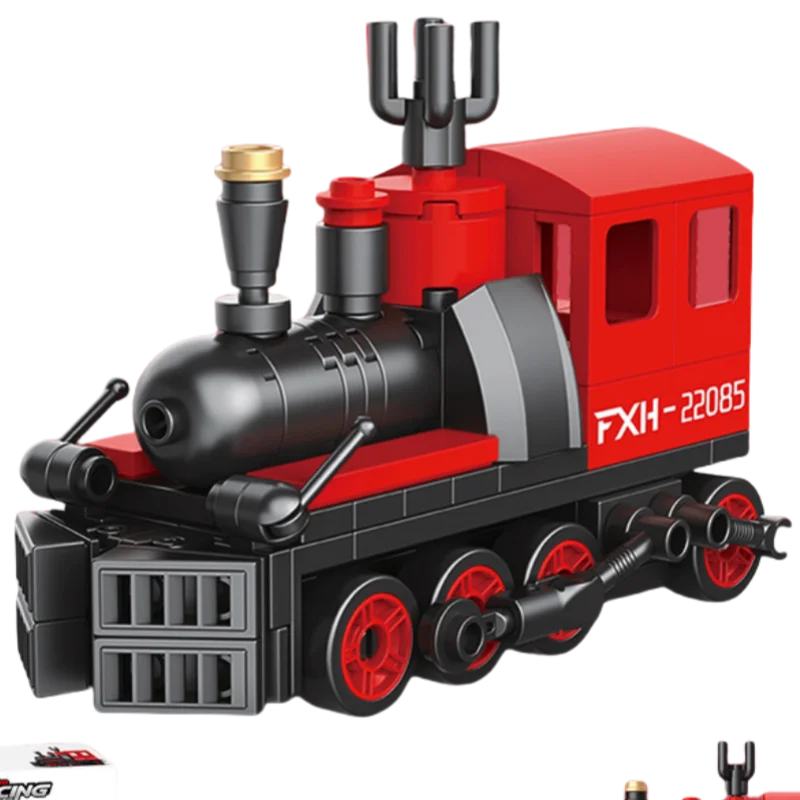 Doe-het-zelf raceauto bus bouwvoertuig ambulance terugtrekmodel bouwstenen speelgoed voor kinderen jongens compatibel met Lego