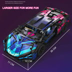 1314PCS Black Purple Lamborghinised Sian Sport Car Building Blocks Assemble Racing Vehicle Bricks Toys Birthday Gift For Kid Boy - CADA BRICKS®