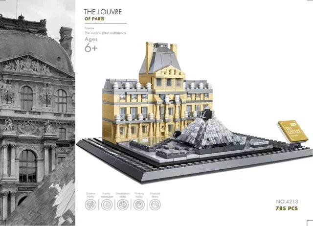 MOC World Famous Architecture Edifice Opera House Building Blocks Villa Savoye Bridge Tower Toy Children Birthday Christmas Gift - CADA BRICKS®