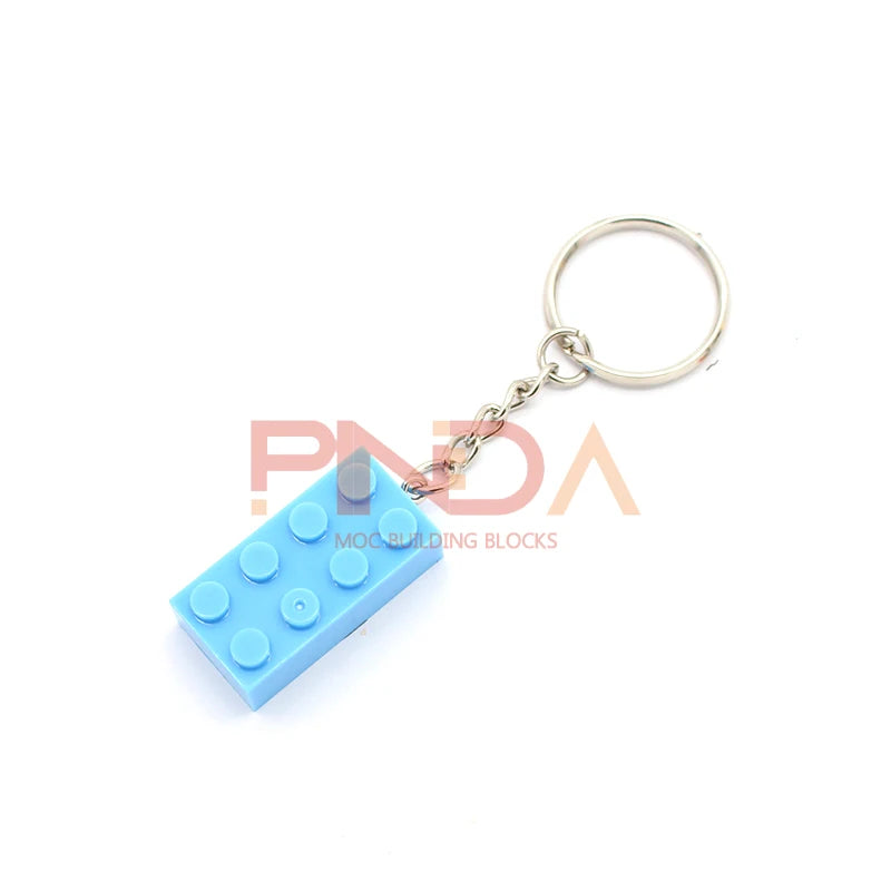10Pcs MOC 2x4  Key Chain  Building Blocks Creative Gift  with MOC Brick Keychain Bricks Plate Compatible - CADA BRICKS®