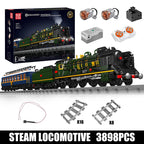 MOULD KING 12025 Technical Remote Control Orient Express Set French Railways SNCF 231 Steam Locomotive Building Blocks Toy Set