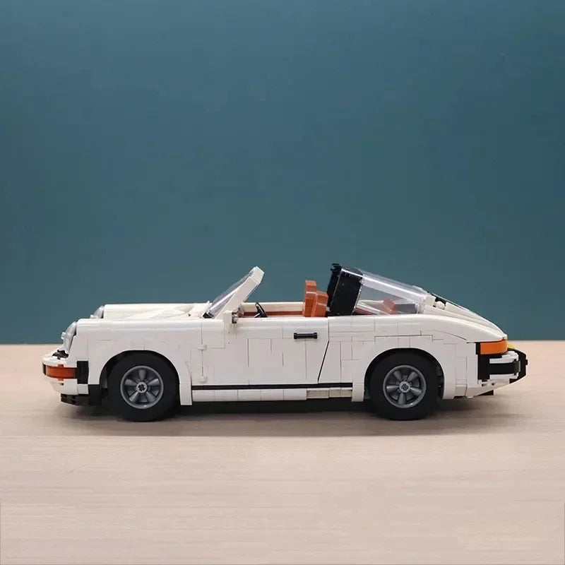 Icons Technical 911 Retro Car Model  Building Blocks Set 2in1 Race Model Kit for Adults and Teens Toys Christmas Gifts Idea Diy