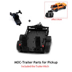 Technical Can Tilted Pickups F-150 Raptor Trailer Model Building Blocks DIY 42126 MOD Bricks Assembly Set Children's Toy Gifts