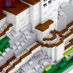 10000 pezzi Mattoni Palazzo Potala Modello 3D in Plastica Architettura Micro Mattoni per Adulti Kit di Costruzione Blocchi Giocattolo da Assemblare Decorazione