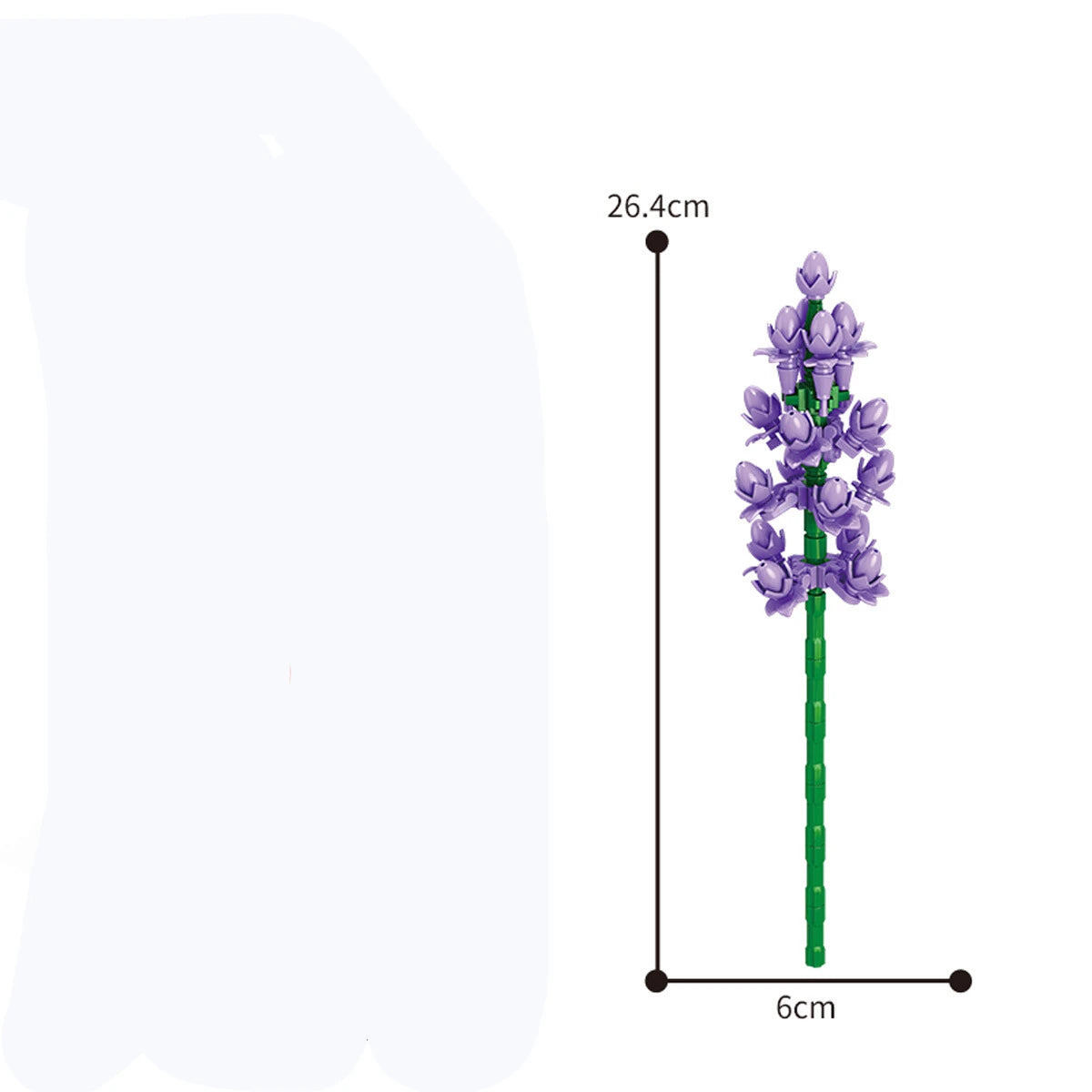 13 Stijlen Mooie Bloemen Bouwstenen Roos Valentijnsdag Lavendel Perzik Lelietje-van-dalen Tulp Bakstenen Doe-Het-Zelf Huisdecoraties