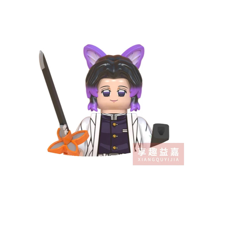 WM blocks 6116 6137 6138 Demon Slayer Tanjirou Nezuko Inosuke Zenitsu Giyuu Rengoku Uzui Tengen anime bricks building blocks