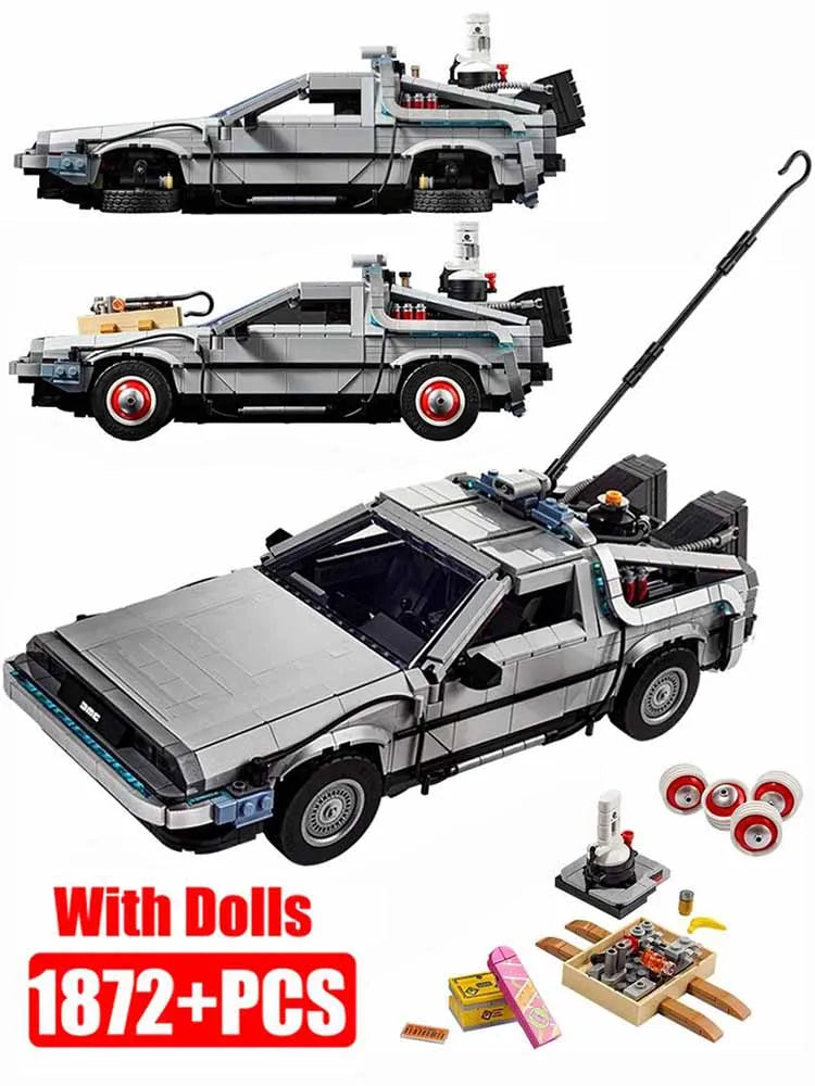 Compatible 10300 Back to the Future Time Machine DeLorean DMC-12 Building Blocks Construction Car Bricks Toys For Children Gifts - CADA BRICKS®