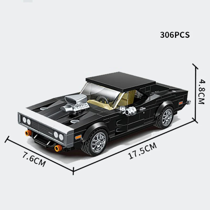 Moc Speed Champion Technical Car City Vehicle Racing Car Building Blocks Sports Car Garage Carro Rennau Voiture Creative Toys - CADA BRICKS®