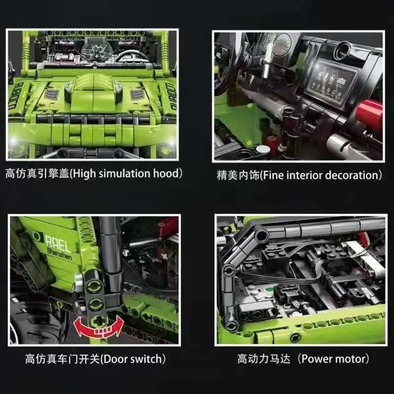 Technical Car APP Remote Control Motor Power SUV Series Building Blocks Bricks MOC Off-road Vehicle Model Sets Boy Toys Kid Gift