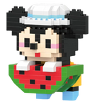 Disney Stitch Mickey Anime Anime Blocks Kuromi My Melody Diseney Cinnamoroll Mouse Building Blocks Doll Toy Kids Birthday Gift - CADA BRICKS®