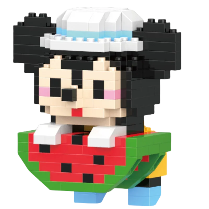 Disney Stitch Mickey Anime Anime Blocks Kuromi My Melody Diseney Cinnamoroll Mouse Building Blocks Doll Toy Kids Birthday Gift - CADA BRICKS®