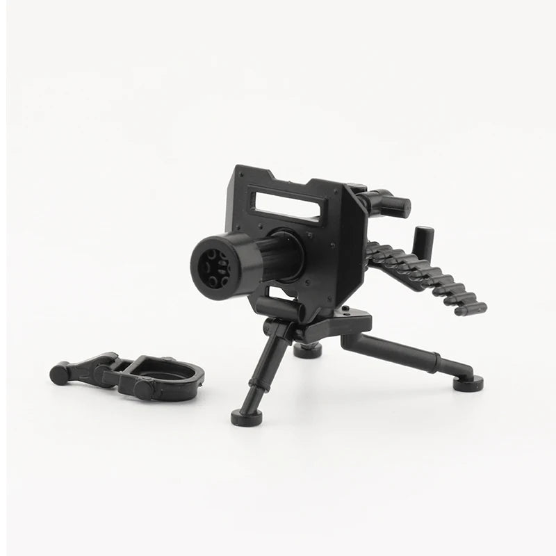 Military Special Forces Police SWAT Gangster Weapons Guns Mortar Jeeps Off-Road Armored Vehicle Model Soldier Building Block Toy