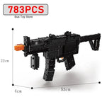 Mould King Ww2 Military Series Building Block Gun Series MP5 Submachine Gun Toys Sustainable Shooting Boys Adult Christmas Gifts