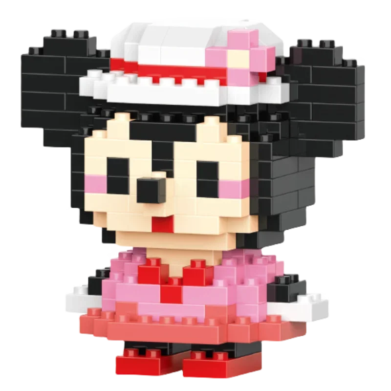 Disney Stitch Mickey Anime Anime Blocks Kuromi My Melody Diseney Cinnamoroll Mouse Building Blocks Doll Toy Kids Birthday Gift - CADA BRICKS®