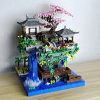 Peach Blossom Pond Building Blocks Toys Set: Traditional Chinese Architecture, Stylish Home Decor, Unique Gift for & Collectors - CADA BRICKS®