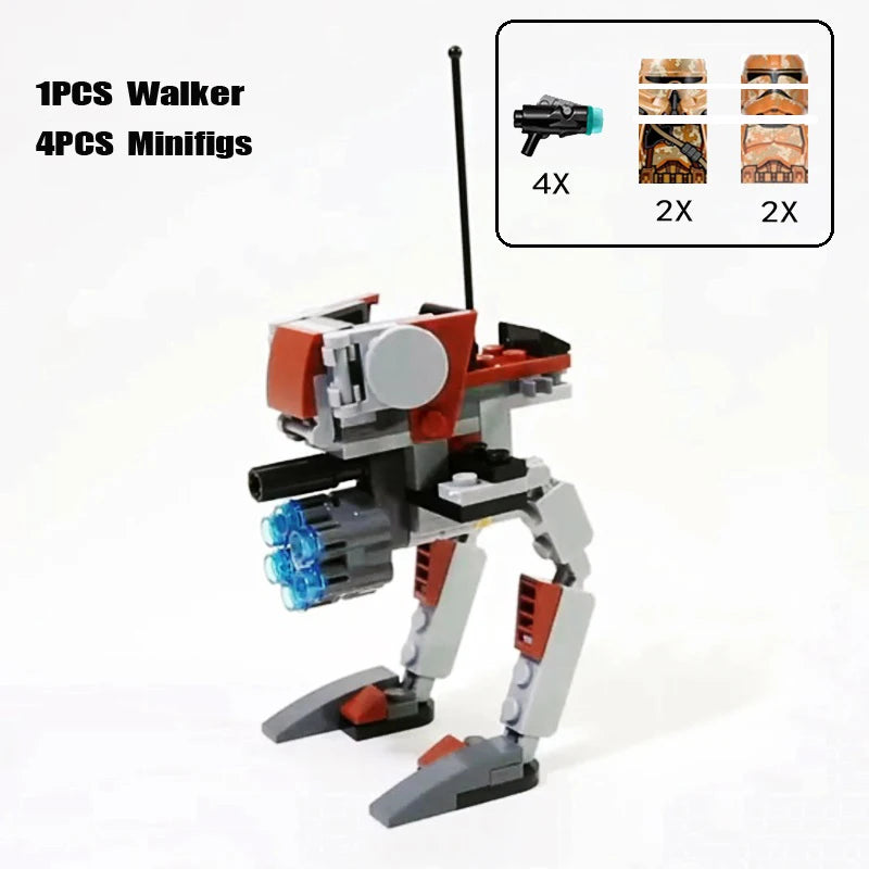 Nye Dropship Swamp Speeder Soldat Klon Walker Kamp Hær Pakke Byggeklosser Leker