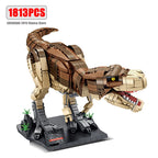 Jurassic Dinosaur World Large Mechanical Tyrannosaurus Rex Building Blocks T-rex Model With Lights Bricks Toys For Children Gift - CADA BRICKS®