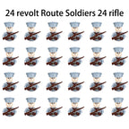 Military Building Blocks, Figures, Action Figures, Toys, Mini Dolls, Soldier Characters, Children's Toys, National Army Phalanx - CADA BRICKS®