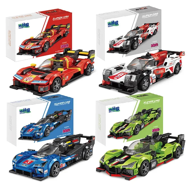 11 Types Speed Champions Car Hypercar Building Blocks MOC Construction Bricks Famous Sport Vehicle Toys Gift For Children Kids - CADA BRICKS®