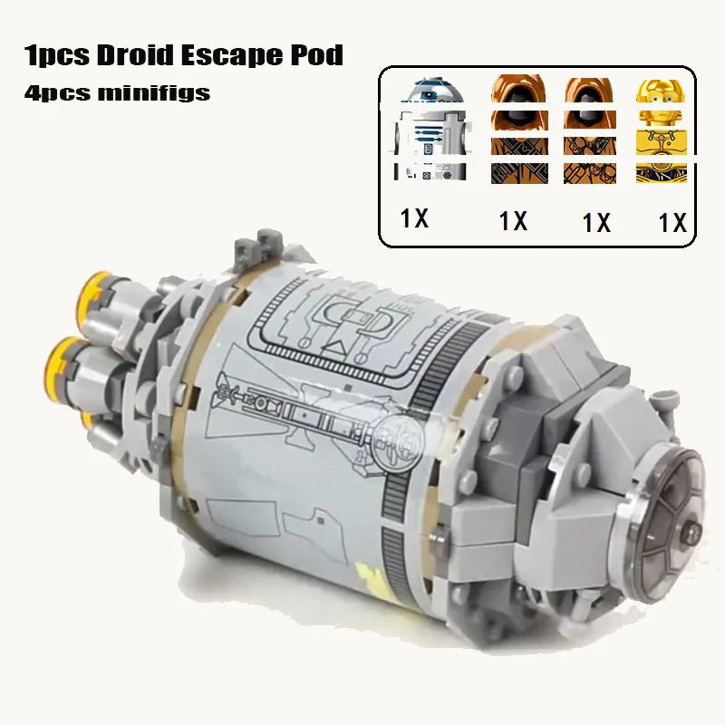Nye Dropship Swamp Speeder Soldat Klon Walker Kamp Hær Pakke Byggeklosser Leker