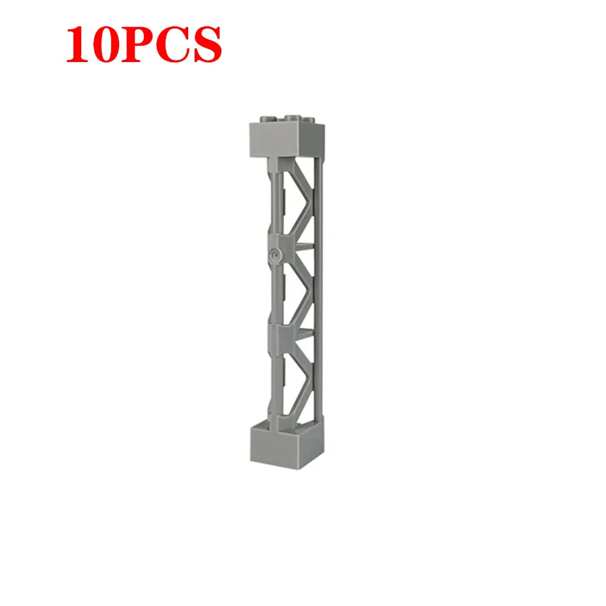 Double Sided Baseplates Bracket City Accessory Pillars MOC Parts For Military Building Blocks Gift Toys for Children
