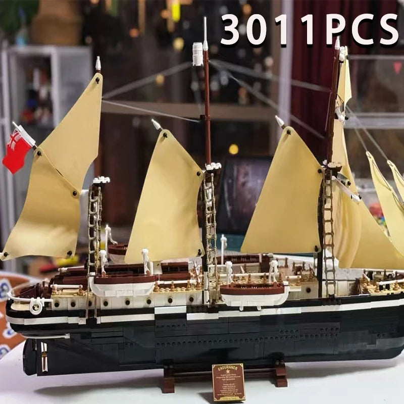 New Resilience Explorer Ship Model Building Blocks 10335 Assembling Toy Christmas Party Gift for Boys