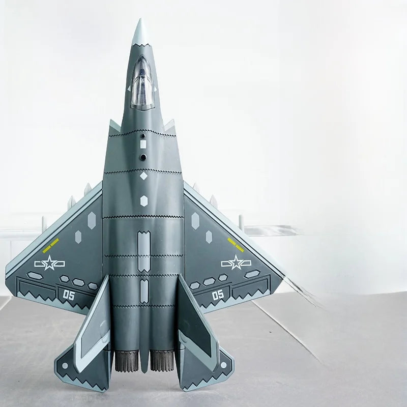 Assembled Fighter Jet Model Toy for Boys Tank Military Simulation Building Blos Gift B2 Stealth Bomber J20 Su35 Ghost