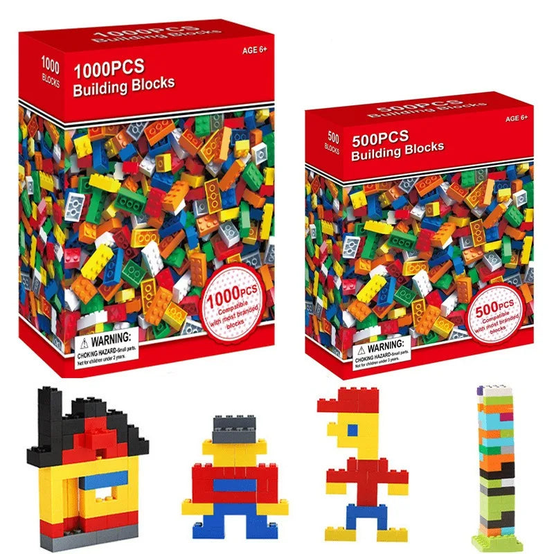 Building blocks Bulk children's blocks, Creative diy sets, Urban classic blocks, children's educational toys, 1000 - CADA BRICKS®