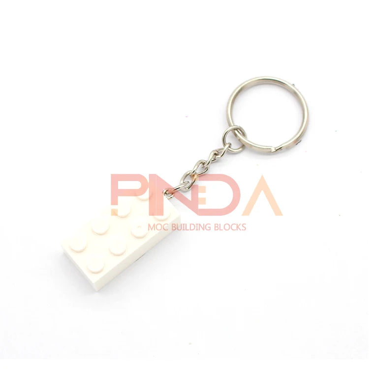 10Pcs MOC 2x4  Key Chain  Building Blocks Creative Gift  with MOC Brick Keychain Bricks Plate Compatible - CADA BRICKS®