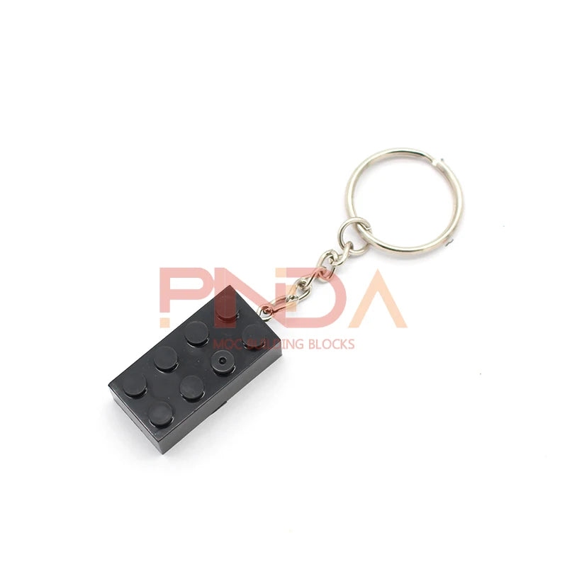 10Pcs MOC 2x4  Key Chain  Building Blocks Creative Gift  with MOC Brick Keychain Bricks Plate Compatible - CADA BRICKS®