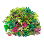 Plantes de jardin Jungle DIY MOC Blocs de construction Arbre/Fleur/Herbe Assemblage de petites particules Briques Pièces Jouets éducatifs Cadeau pour enfants