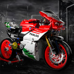 Technical Ducatied Motorcycle Building Blocks Moto Racing Motorbike City Vehicle Bricks MOC Modelset Kits Kids Construction Toys