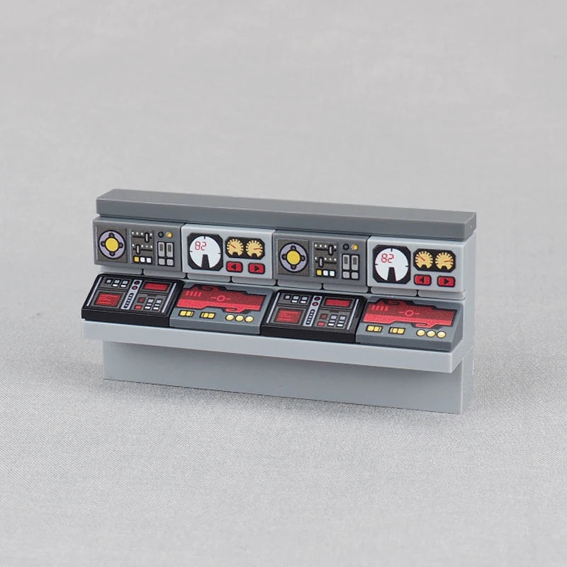 City Printed Accessories Building Blocks Computer Controller Monitor Keyboard Dashboard Mobile Phone Radio Mini Bricks Kids Toys - CADA BRICKS®