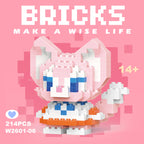 Disney 108 style Stitch LinaBell StellaLou Building Blocks Princess Cartoon Figrues Bricks Children's Assembly Toys Model Gift - CADA BRICKS®