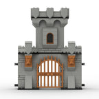 Blocs de construction de tour de château médiéval DIY modèle de forteresse de mur de ville ancienne architecture historique kits pour enfants et adultes