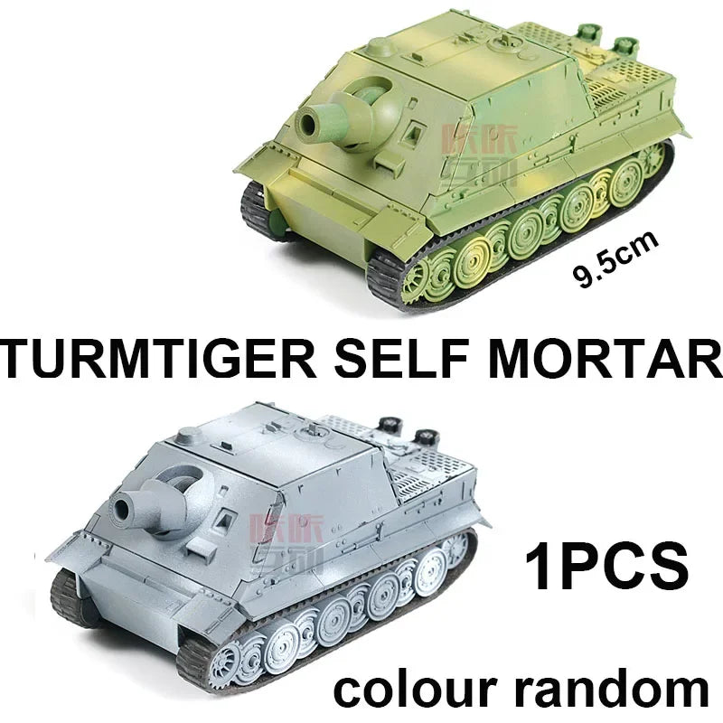 4D Tank Model Building Block WWII German Tiger Panther Tank Military Assembly Model 1:72 Simulation Tank Table Toys Gift For Boy